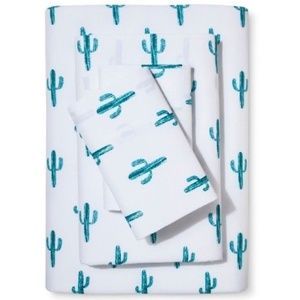 CACTI QUEEN BED MICROFIBER SHEET SET